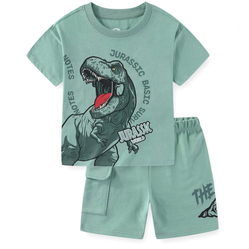 Jurassic World Short Sleeve T-Shirt and Shorts Set